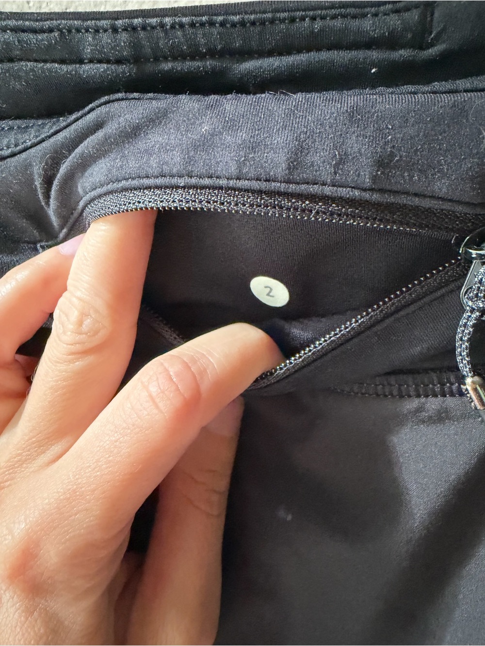 Lululemon Pace Mini Skort Skirt Black Size 2 - Picture 5 of 6
